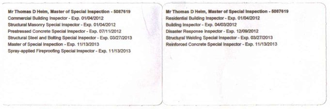 Thomas D Helm AWS CWI Card3